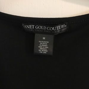 Planet Gold couture black wi/gray waist size M